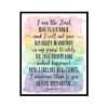 "I Am The Lord, Isaiah 42" Bible Verse Poster Print