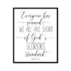 "Everyone Has Sinned, Romans 3:23" Bible Verse Poster Print