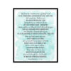 "My Lover Has Arrived, Song Of Solomon" Bible Verse Poster Print