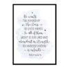 "He Counts the Stars, Psalm 147:4" Bible Verse Poster Print