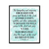 "He Is Good His Love Endures Forever, 2 Chronicles 5:13" Bible Verse Poster Print