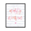"Nasty Woman" Girls Quote Poster Print" Girls Quote Poster Print