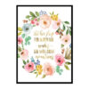 "Let Her Sleep For When She Wakes" Girls Room Poster Print