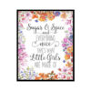 "Sugar And Spice And Everything Nice" Girls Room Poster Print