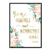 "You Are Fearfully And Wonderfully Made, Psalm 139:14," Girls Room Poster Print