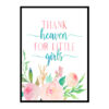 "Thank Heaven For Little Girls" Girls Room Poster Print