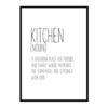 "Kitchen Definition" Kitchen Wall Art Poster Print