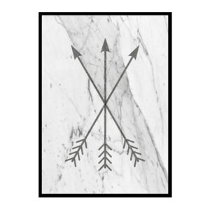 Arrow Tribal Art Minimalist Modern Art Poster Print