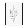 "Do Or Do Not There Is No Try" Childrens Nursery Room Poster Print