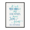 "Wash Your Hands and Say Your Prayers" Childrens Nursery Room Poster Print