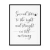 " Second Star To The Right & Straight On Till Morning" Childrens Nursery Room Poster Print