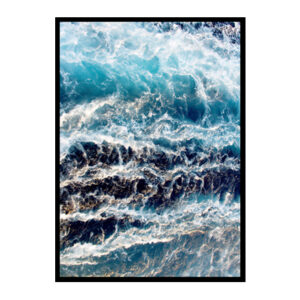 Ocean Waves Ocean, Sea, Beach Poster Print