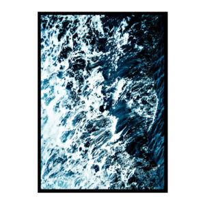 Waves Blue Ocean Ocean, Sea, Beach Poster Print