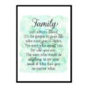"Family Isn't Always Blood" Quote Art Poster Print