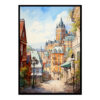 Quebec City Château Frontenac City View Digital Art Stylish Home Decor Poster Print Delight