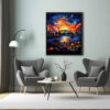 Sydney with Opera House and Harbour Bridge  City View Digital Art Instant for Chic Home Décor