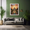 India Taj Mahal Cityscape Serenity Digital Art Urban Home Decor Art Print Instant Poster Joy