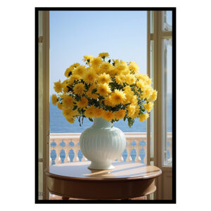 Chrysalis Floral Prints  Vased Flowers, Flower Wall Art Decor Print Poster