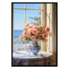 Bouquet of Roses Art Roses in a Vase, Flower Wall Art Decor Print Poster
