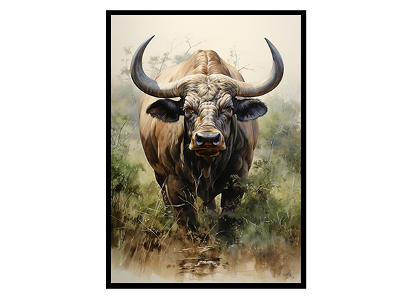 Into the Wild African Buffalo Safari, Jungle Animal, Wild Animal, Animal Print, Poster