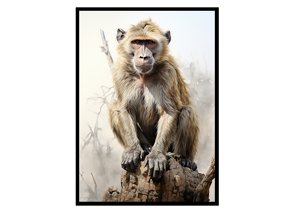 Baboon Art Prints Bring Nature Indoors, Jungle Wildlife Art Print, Poster