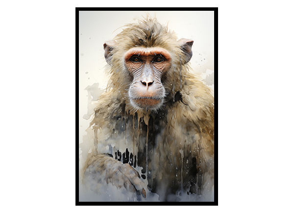Baboon Print, Safari Monkey, Animal, Jungle Animal, Wildlife Art, Animal Print, Poster