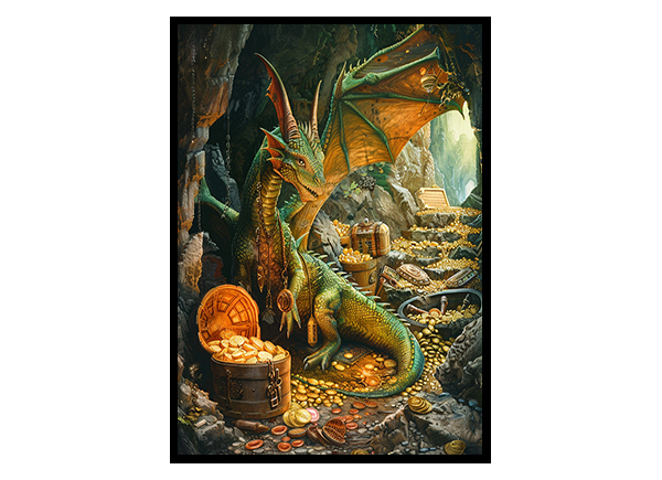 Dragon's Lair Adventure Wall Art Decor Poster Print
