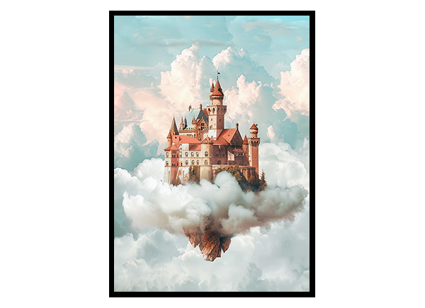 A Cloud-Bound Fairyland Wall Art Decor Poster Print