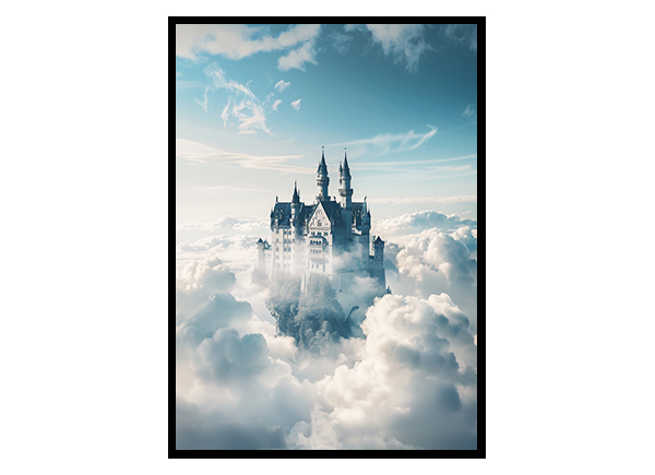 Fairytale Castle Fantasy Wall Art Decor Poster Print
