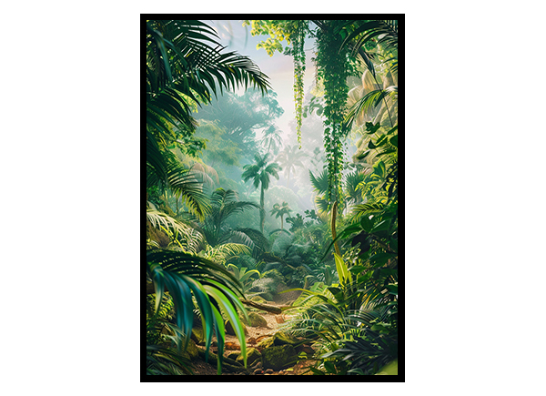 Jungle Animals in a Wall Art Wall Art Decor Poster Print