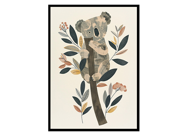 Koala Nursery Home Wall Decor Art Poster Print