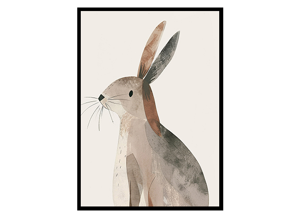 Rabbit Nursery Home Wall Decor Art Poster Print