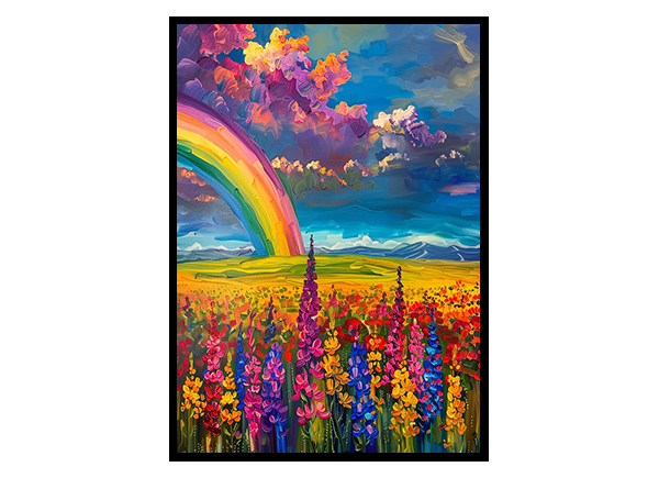 Radiance in a Flower Field Wall Art Decor Poster Print