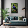 Fruitcrow Bird Jungle Bird Art Tropical Wall Art Decor  Exotic Bird Print