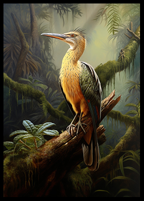 Exotic Sunbittern Bird Jungle Bird Poster Wall Art Decor Tropical Bird Art