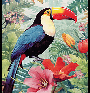 Animal Wall Print,Toucan Picture,Tropical Birds Wall Art,Toucan Print,Bird Print