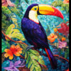 Animal Wall Print, Toucan Picture, Tropical Bird Wall Art, Toucan Poster Print